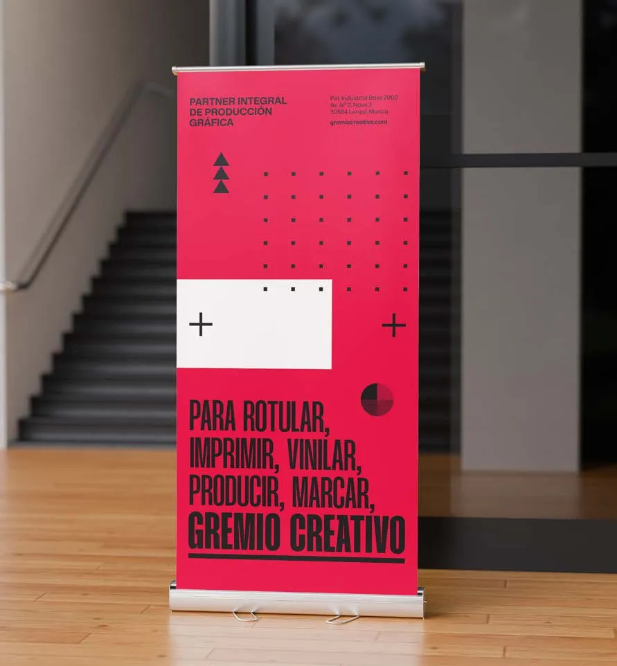 Roll-up impreso