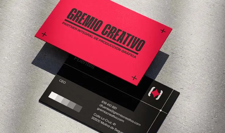 Tarjetas de visita impresas